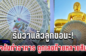 ธันวาแล้วลูกขอนะ! แฟนคลับเฮลั่น เพจดังทำอาหาร ถูกเลขท้ายหลายสิบใบ