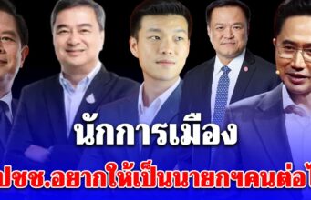 สวนดุสิตโพล เผยคนที่ประชาชนอยากให้เป็นนายกรัฐมนตรีคนต่อไป