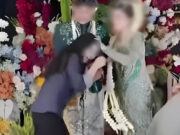 สาวคว้ามือเจ้าบ่าวมาจูบ เจอเจ้าสาวหยุมหัว รู้ตัวตนยิ่งพีก