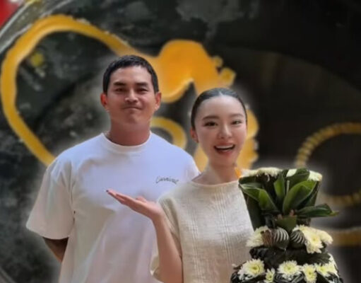 เลขขันน้ำมนต์ “มายด์-สงกรานต์” บวงสรวงพ่อปู่ศรีสุทโธ คำชะโนด