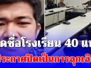 ประกาศปิดเป็นการฉุกเฉิน เปิดชื่อโรงเรียน 40 แห่ง