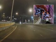 เศร้าเปิดคลิปนาที จยย.ลื่นล้มหน้าวังถลาง สลดสุดยื้อ “รอง สว.สภ.ฉลอง” เสียชีวิต