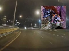 เศร้าเปิดคลิปนาที จยย.ลื่นล้มหน้าวังถลาง สลดสุดยื้อ “รอง สว.สภ.ฉลอง” เสียชีวิต